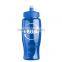 USA Made 27 oz Transparent Sports Bottle With Push And Pull Cap - BPA/BPS-free, FDA compliant and comes with your logo