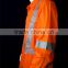 Australia hi-vis long sleeve cotton drill shirts with 3M8906 reflective tape