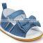 Denim Baby Girl Shoes, Stripe Baby Girl Shoes