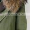 Shandao OEM custom plain design long sleeve fashion women winter coats