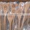 customise promotional and advertising wooden logo spoon shaped ball pen