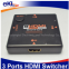 plastic small 3x1 HDMI switch 3 in 1 out