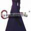 Long Trumpet Sleeve Hooded Collar Costume ROCOCO Ball Grown Gothic Medieval Victorian Purple fancy Dress