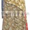 Indian Vintage Silk Sari Two Layer Wrap Skirt For Ladies