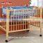 High quality wood comfortable bed extender for baby with mosquito net and baby bed hanging toy