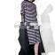 Organic Cotton Allover Stripe Dress with Extended Sleeves