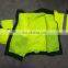 Men's high visibility jacket safety clothes with reflective tapes