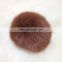 Cute big genuine rabbit fur pompom hand made fur ball wholesale