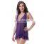 Enchanting Purple Sex See Through Sleepwear for Women