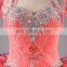 Suzhou Alibaba Dress Red Sweetheart Ball Gown Prom Dresses Quinceanera Dress HMY-D532