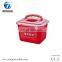 Plastic Hospital Medical Waste Disposal Bin Sharps Container