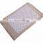 Natural cotton fabric coconut fiber plastic spikes acupressure mat