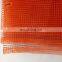 orange building construction scaffold safety net