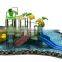 Outdoor or Indoor Swimming Pool With Fiberglass Slide, Children's Recreation Water House