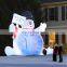 Blow Up Figure LED Lighting Inflatable Christmas Outdoor Decoration 3m Frosty Inflatable Snowman