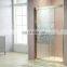 2019 Golden Pattern Frame Tempered  Glass Shower Enclosure  Stainless Steel Shower Room