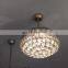 Factory direct living room restaurant bedroom silver LED fan lights modern minimalist chandelier ceiling fan  light