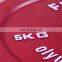 Colorful Barbell Bumper Weight Plate Rubber