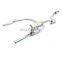 titanium exhaust for KIA SPORTAGE K2 Stainless Steel Pipes catback with quad double tip