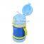 Factory directly sale Kids 400ml stainless steel kids portable Vacuum flask Insulated Water Bottle with straw