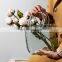 Nordic Home Decoration Transparent Clear Bag Bubble Glass Flower Vase HandBag