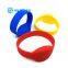 Fashion ISO 14443A Custom Logo 13.56MHz NFC NTAG216 Silicone RFID Chip Bracelet