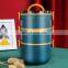 New Style Environmental Friendly Sustainable Round Adult Thermo Insulated Lunch Box