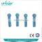 Hospital disposable lancing device