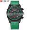 CURREN 8392 Men WristWatch Chronograph Calendar Sport Men Watch Military Army Luxury Genuine Leather Male Business Clock