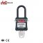 High Security Short Nylon Shackle Insulation ABS Safety Padlock