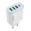36W QC3.0 3 Usb Ports+pd Fast Quick Charge Eu US Wall Charger For Samsung s8 s9 s10 S20 for Iphone for Android phone Pc