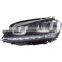 Modified to high quality led double U headlamp headlight plug and play for VW Volkswagen golf 7 head lamp head light 2014-2017