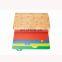 Kitchen Creative Design Rectangular Bamboo Cutting Board And 4 Color-coded