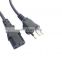 Wholesale Customization Specs 3 Pin Black Laptop Computer Charging Cable Power Cord