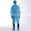 Isolation gown polyethylene pp pe High Quality Sales long sleeves cuff surgical medical disposable isolation gown