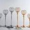 Crystal Tealight Candle Holders Metal Candlesticks Wedding Table Centerpiece Party Christmas Home Decoration
