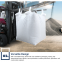 Waterproof PP FIBC Bulk Bag for Sand/ Cement 1 Ton Baffled Jumbo Big Bag