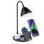 Desktop Table Lamp 15W Fast Charging Station 4 in 1 Wireless Charger For Phone Watch Earphones
