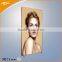 Aluminum profile advertising display panels with standing feet