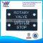 1.5mm Thick Machine Use PVC Material Label With Screw Fix