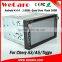 Wecaro Android 4.4.4 WIFI 3G car gps navigation for Chery A3 car dvd player android with bluetooth