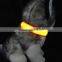 Pure Color Double Side Exposure Flat Optical Fibre Led Pet Dog Collar