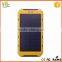 Latest Metallic 2.0a portable portable power bank/solar charger with Gift Packing