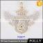 2016 Hot Selling Bling Big and Heavy Gold Plated Men Jesus Necklace Hip hop Jesus Face/Head Pendant