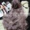 Fashion Luxury Tie Dye Double Layer Wool Cotton and 100% Real Silk Scarf for Women Quality Choice