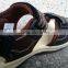 new design genuine leather brown boys sandals for summer