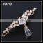 New Arrival High Quality Hot Selling Full Crystal Hair Barrettes Drop-shaped Pendant Hairgrips Hairpins For Women