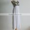 2016 latest indian designs white cotton maxi dress for women                        
                                                                                Supplier's Choice