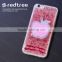 Anti Gravity Bling Epoxy TPU Red For Apple Shape Phone Cover Case for iphone 4/5/6s 7