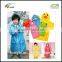 2016 Summer waterproof durable animal kids raincoat